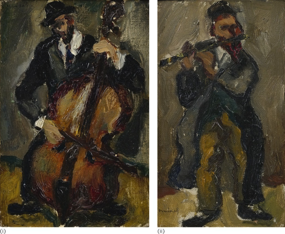 MUSICIAN I; MUSICIAN III; TWO WORKS by Emmanuel Mané-Katz