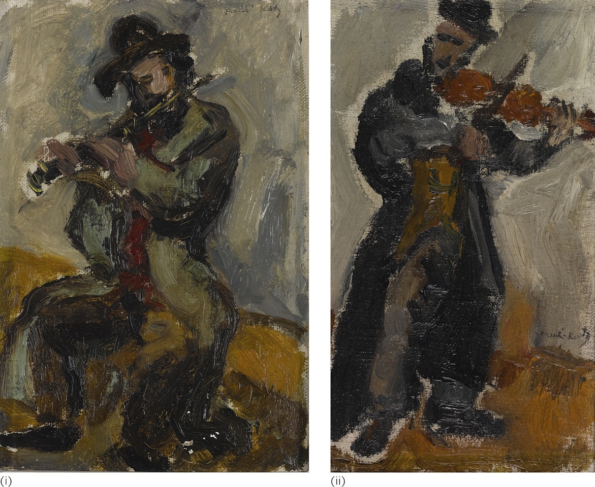 MUSICIAN II; MUSICIAN IV; TWO WORKS by Emmanuel Mané-Katz