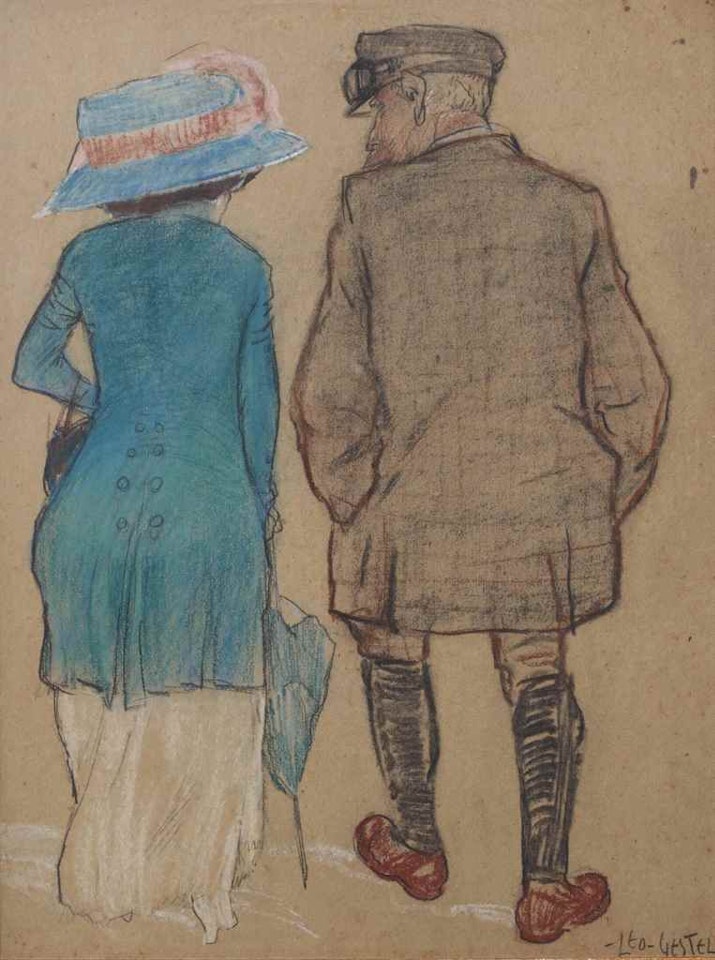 Elegant couple by Leo Gestel