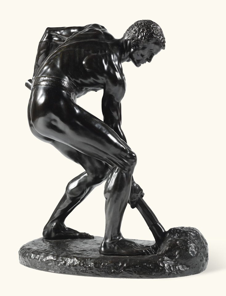 LE TERRASSIER (THE PAVER) by Alfred Boucher