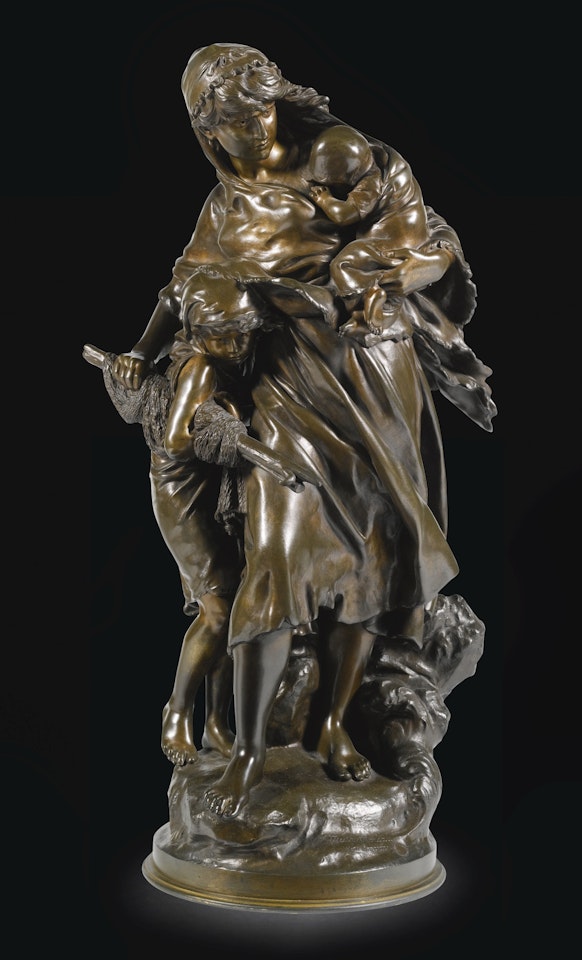 RETOUR DE PECHE AUX MOULES (RETURN FROM MUSSEL FISHING) by Mathurin Moreau