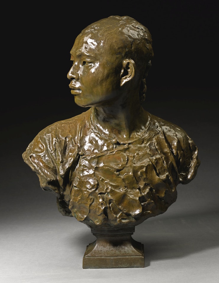 LE CHINOIS (BUST OF A CHINESE MAN) by Jean-Baptiste Carpeaux