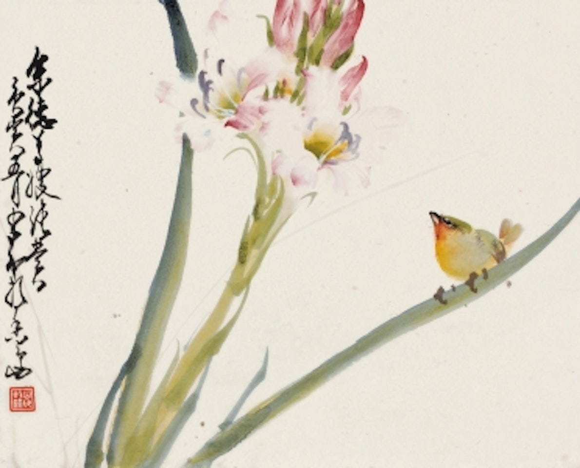 FLOWER AND BIRD by Zhao Shao'ang