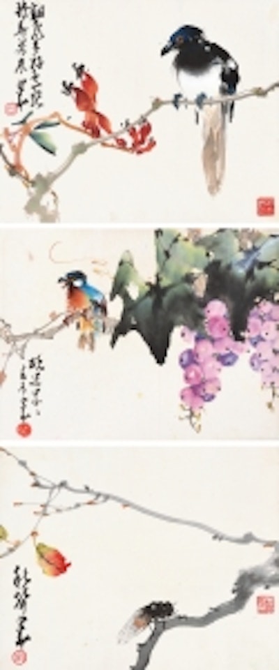 FLOWER AND BIRD by Zhao Shao'ang