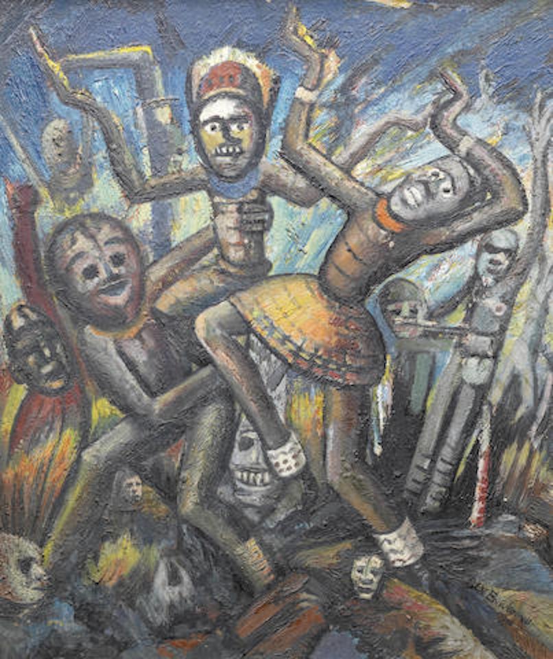 Crucified Gods Galore by Ben Enwonwu
