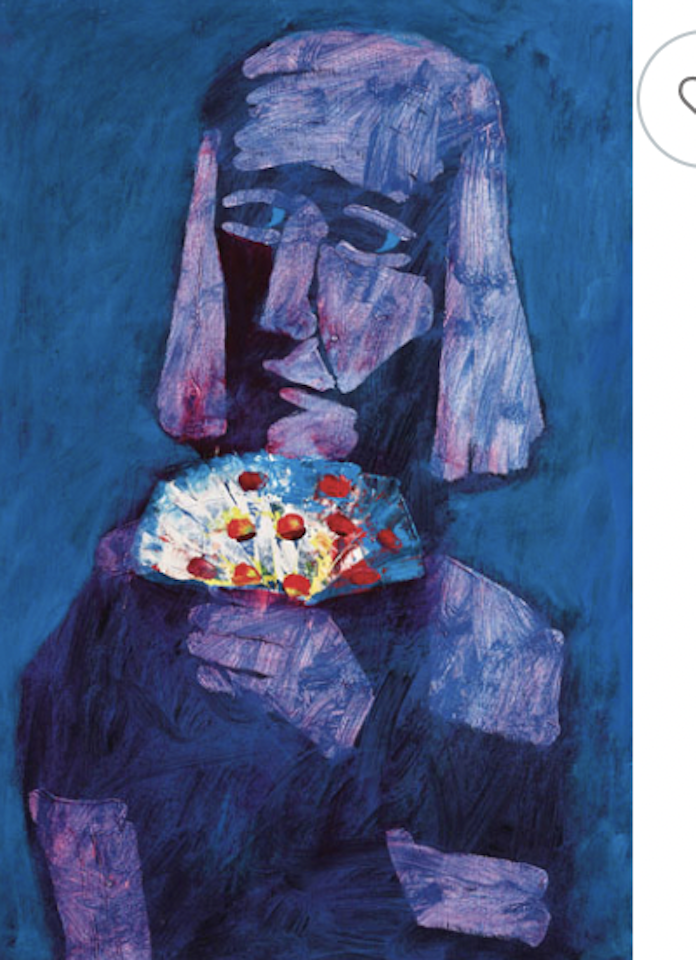 Hand of Flowers by Charles Blackman
