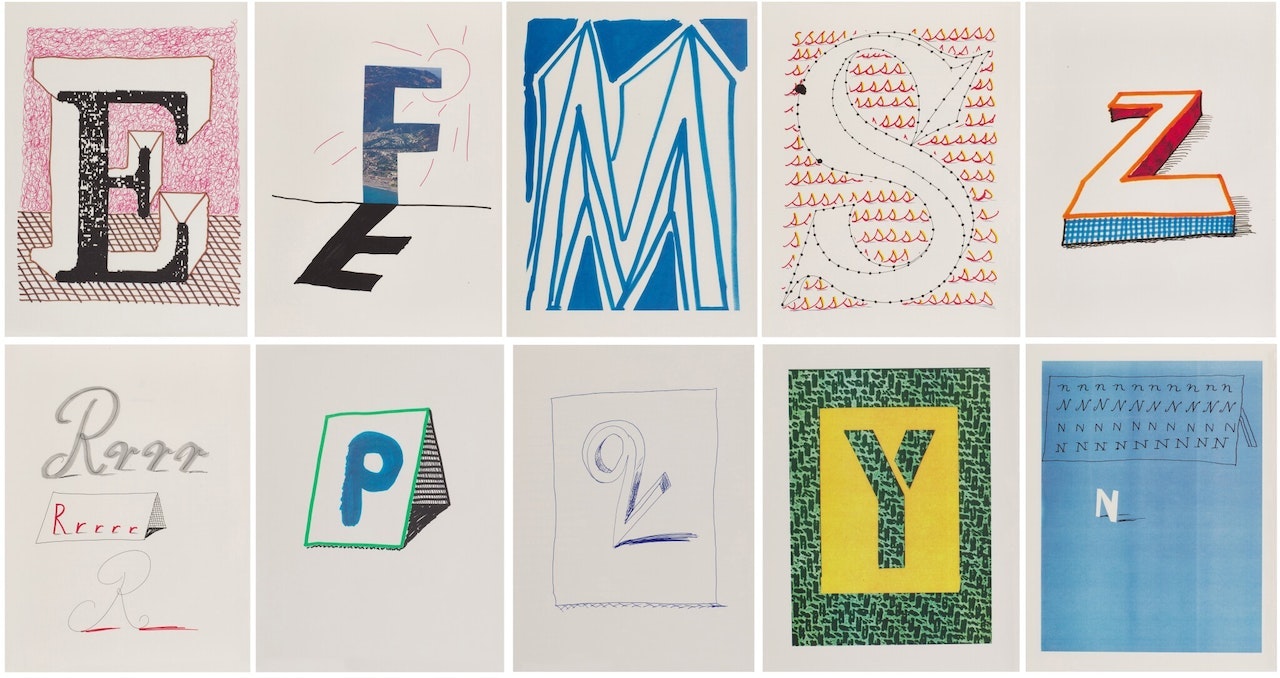 Hockney's Alphabet by David Hockney