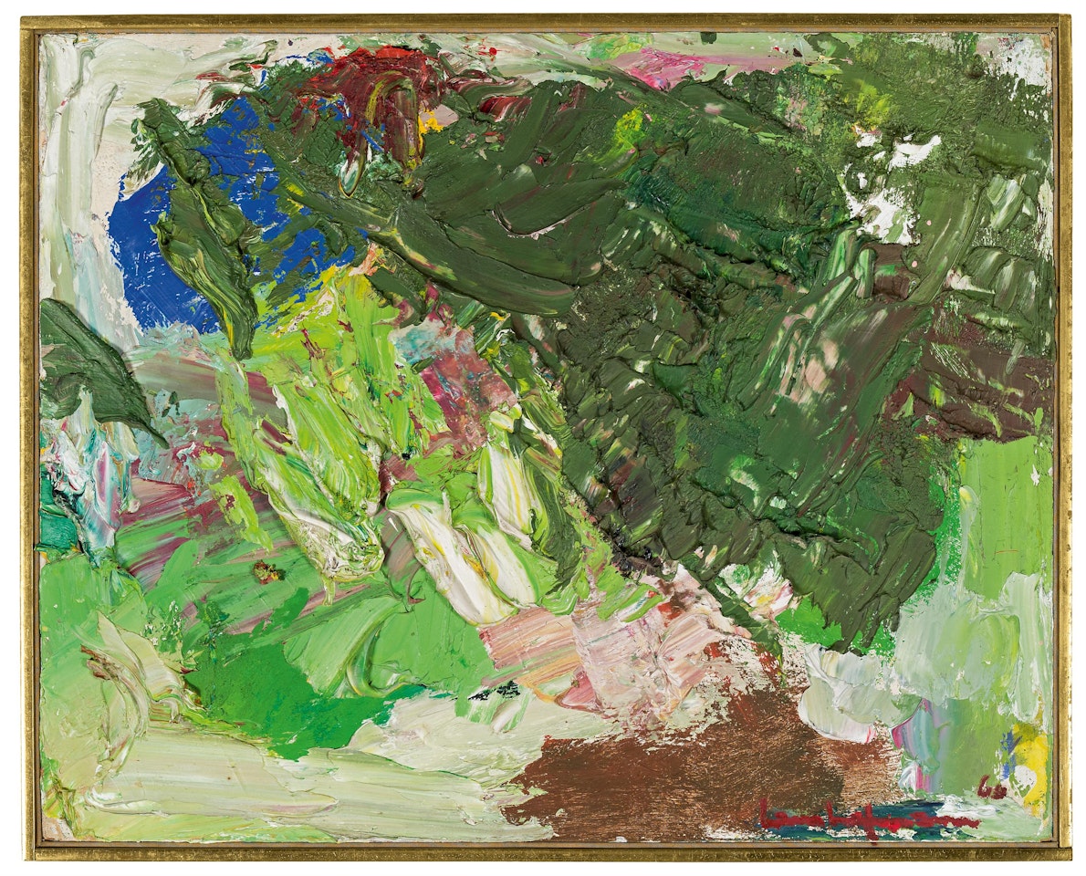 The Pink Mountain by Hans Hofmann