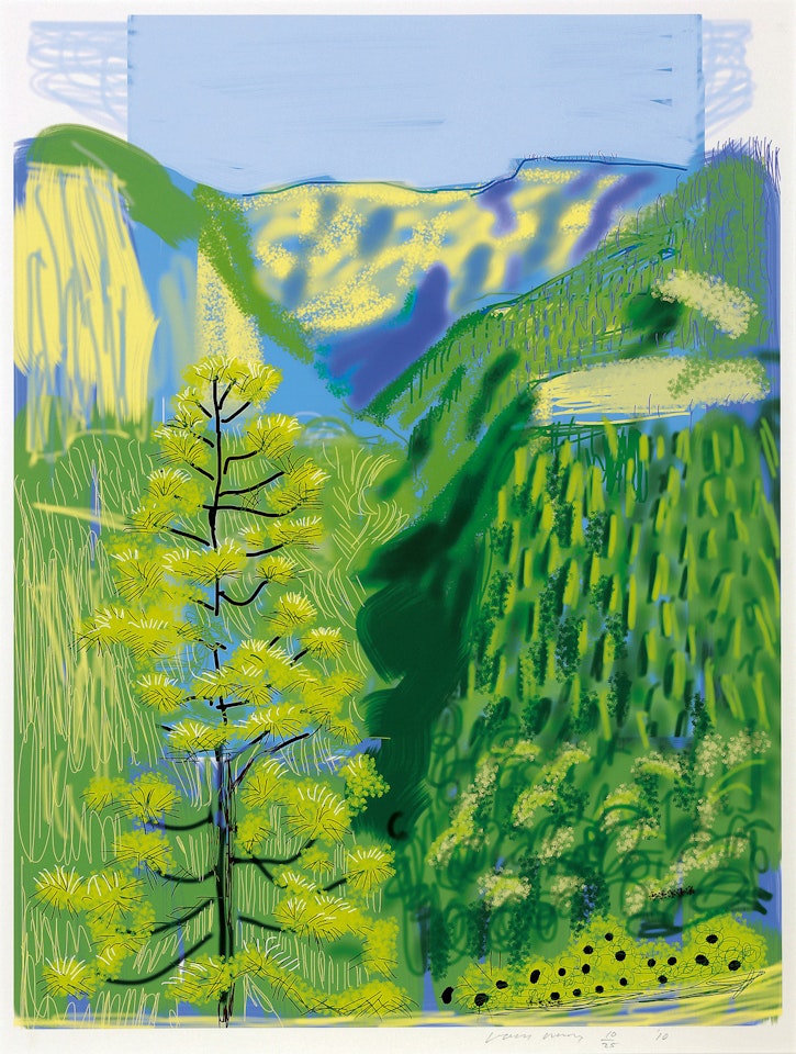 Untitled No. 20, from The Yosemite Suite by David Hockney