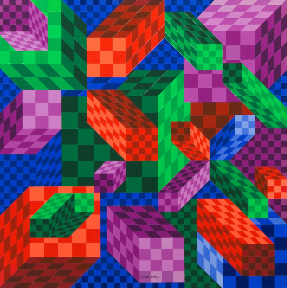 Prototupe du No 1200 Citineu by Victor Vasarely