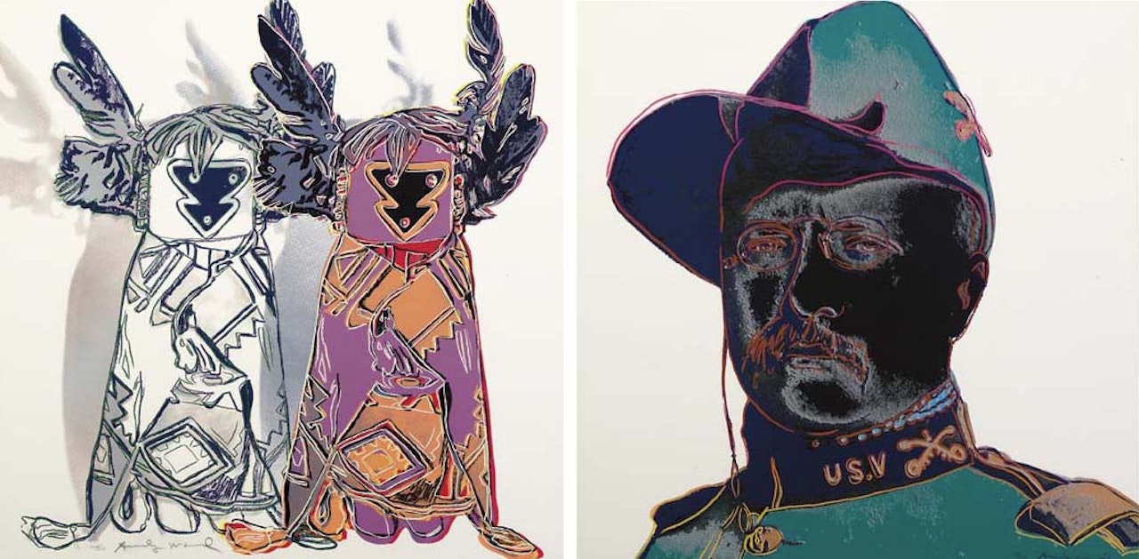 Cowboys and Indians (F. & S. II.377-86) by Andy Warhol