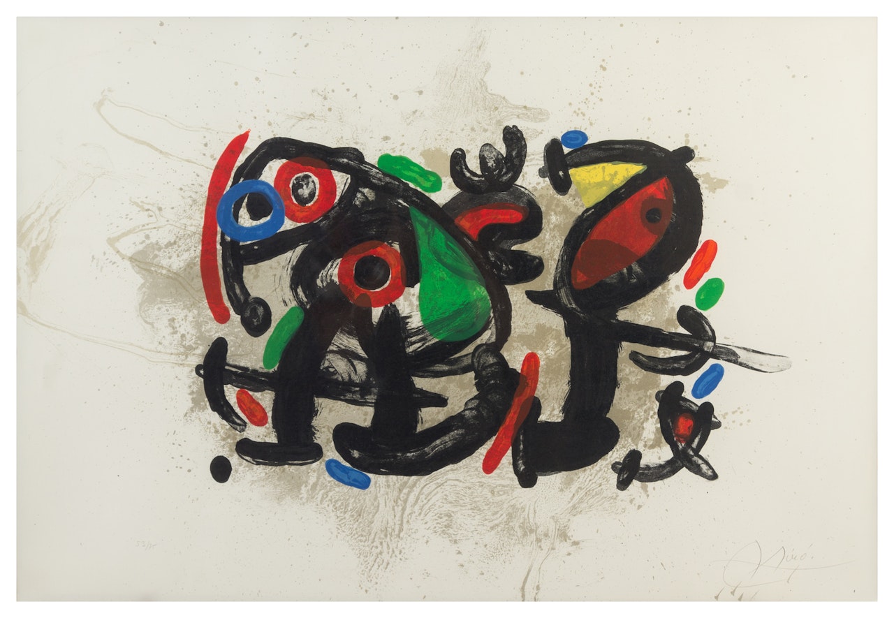 Night watch (Ronde de nuit) by Joan Miró