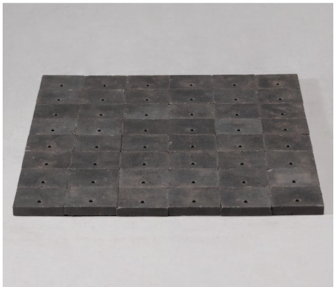 Pierced field by Carl Andre Pierced field by Carl Andre