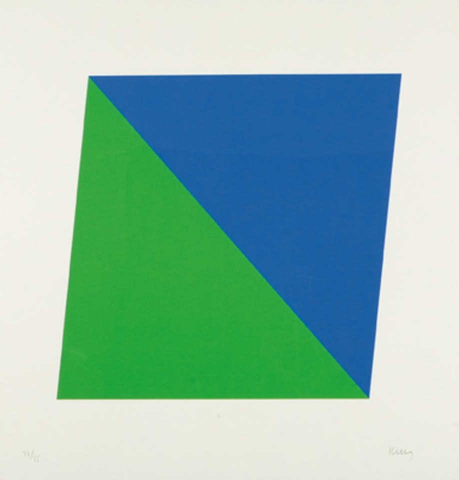 Blue/green (EK70-336) by Ellsworth Kelly