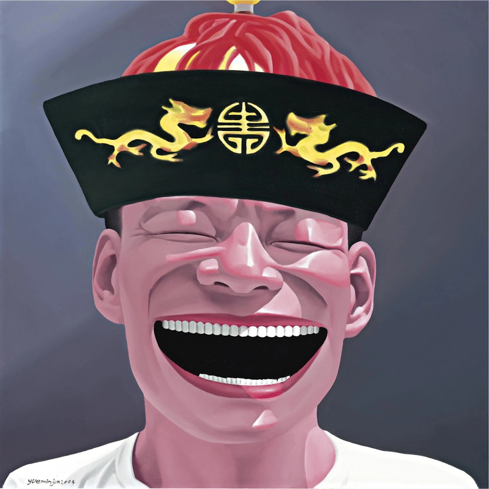 Hats by Yue Minjun