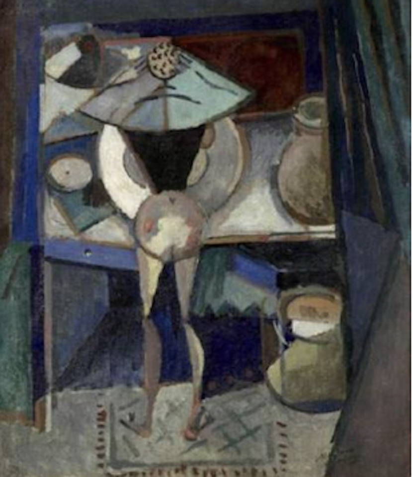 NU IN HER TOILET by Albert Gleizes