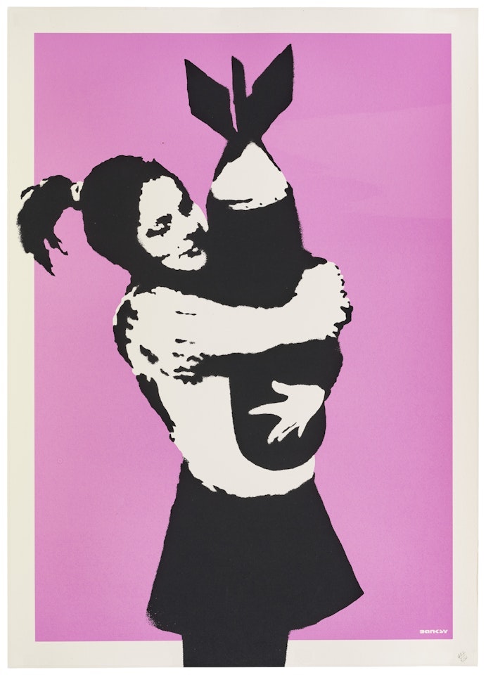 Bomb Love ,
2004 by Banksy