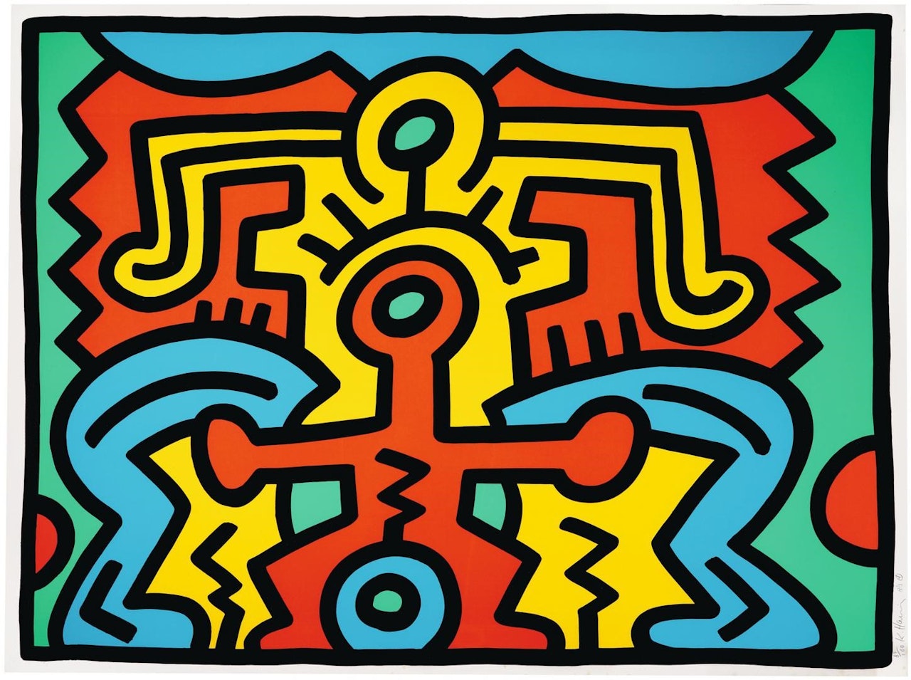 Growing V by Keith Haring