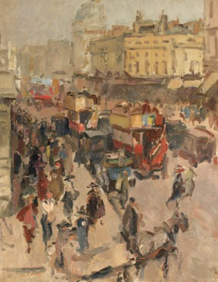 Regent Street, London by Isaac Israels