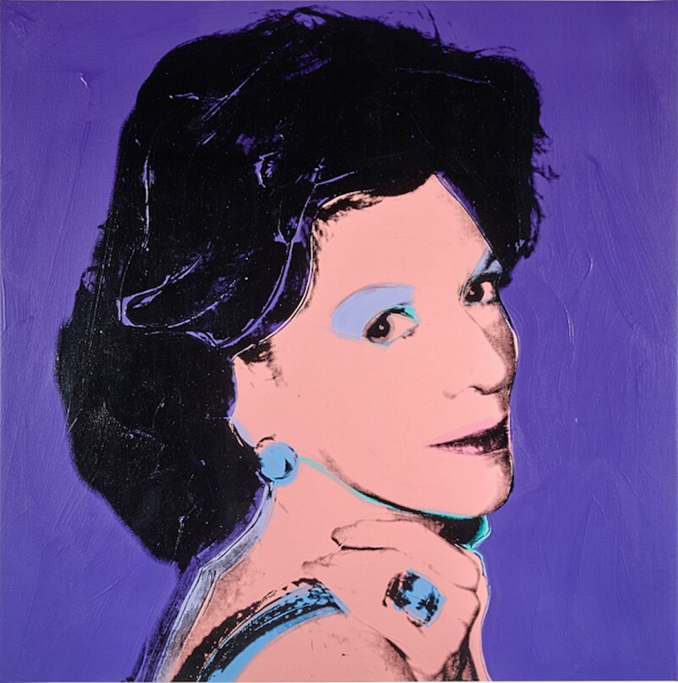 Caroline Law (Mrs. Theodore)  by Andy Warhol