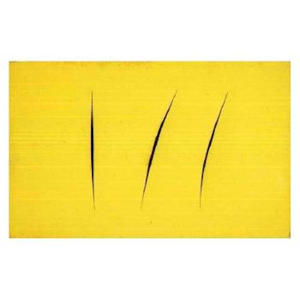 Concetto spaziale, Attese by Lucio Fontana