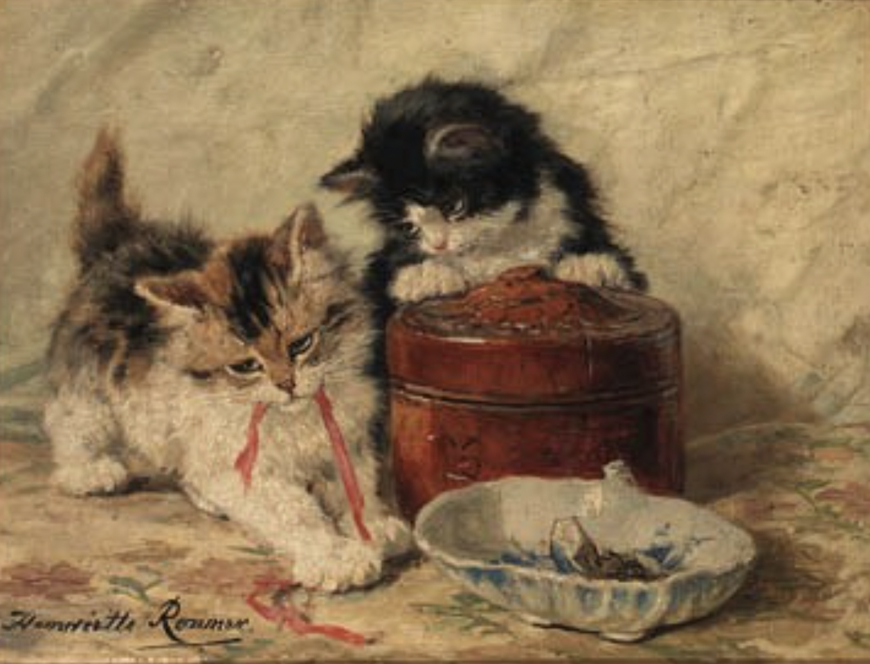 Un mouvement depit by Henriette Ronner-Knip