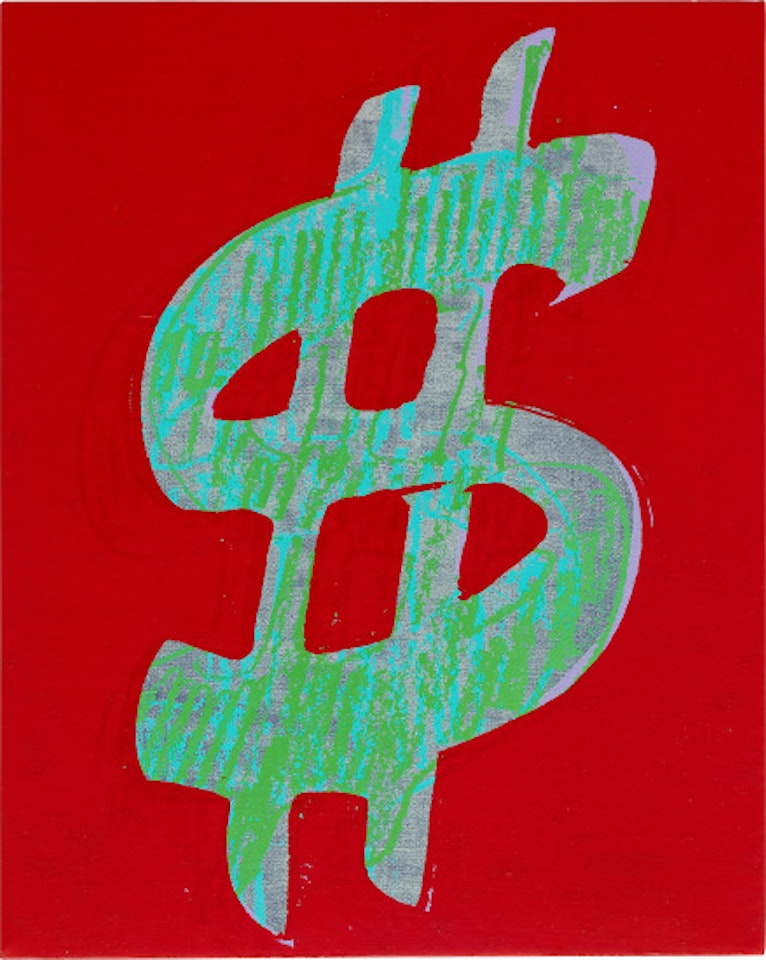 Dollar Sign by Andy Warhol