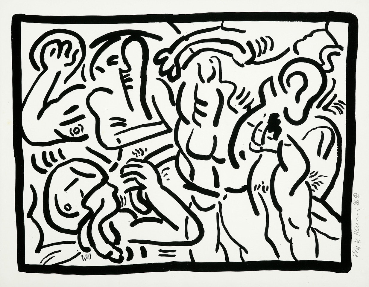 Bad Boys by Keith Haring