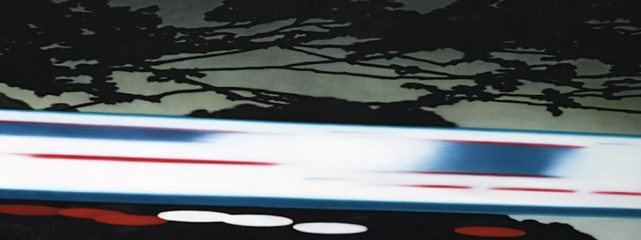 Trees and Billboard at Speed by Andrew Browne