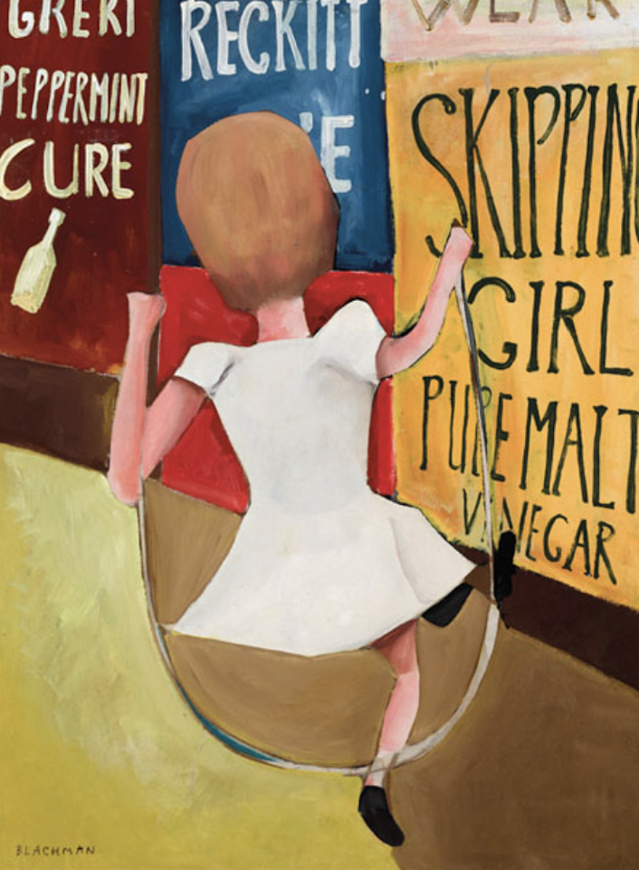 Skipping Girl by Charles Blackman