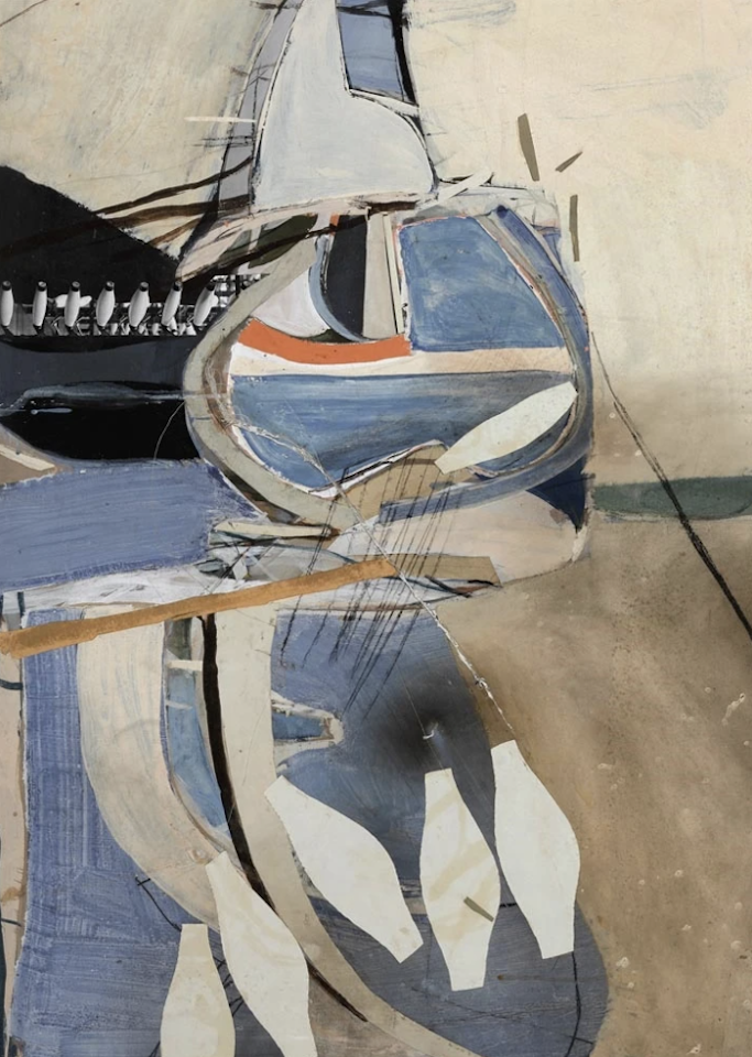Untitled (Abstract) by Brett Whiteley