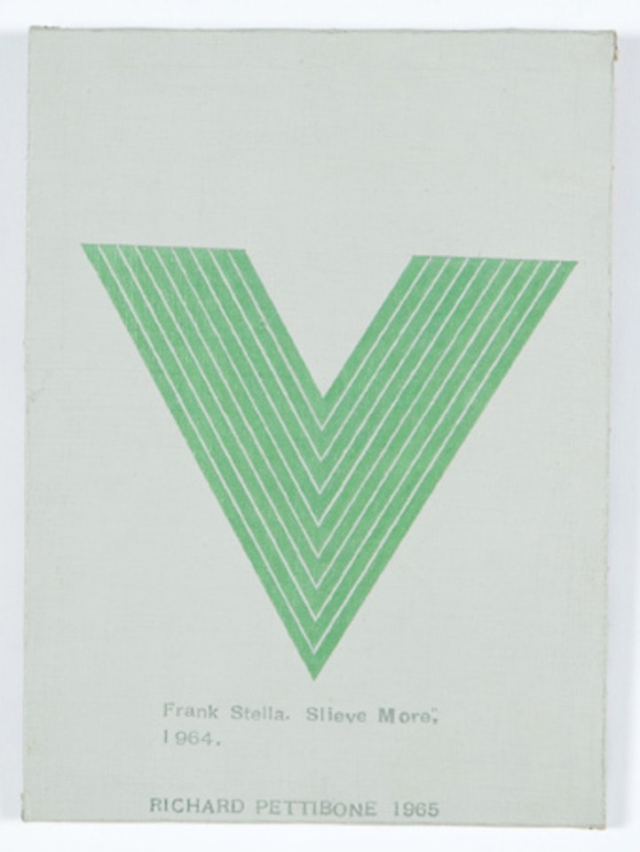 Frank Stella Slieve More 1964 by Richard Pettibone