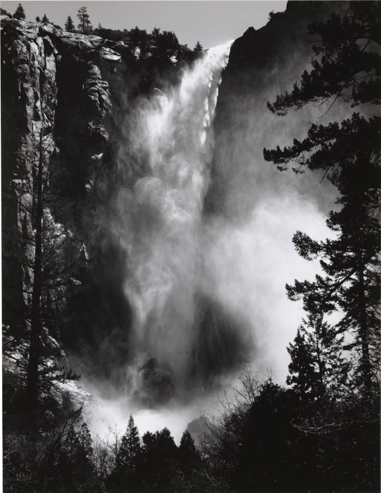 Bridalveil Fall, Yosemite National Park by Ansel Adams Bridalveil Fall, Yosemite National Park by Ansel Adams