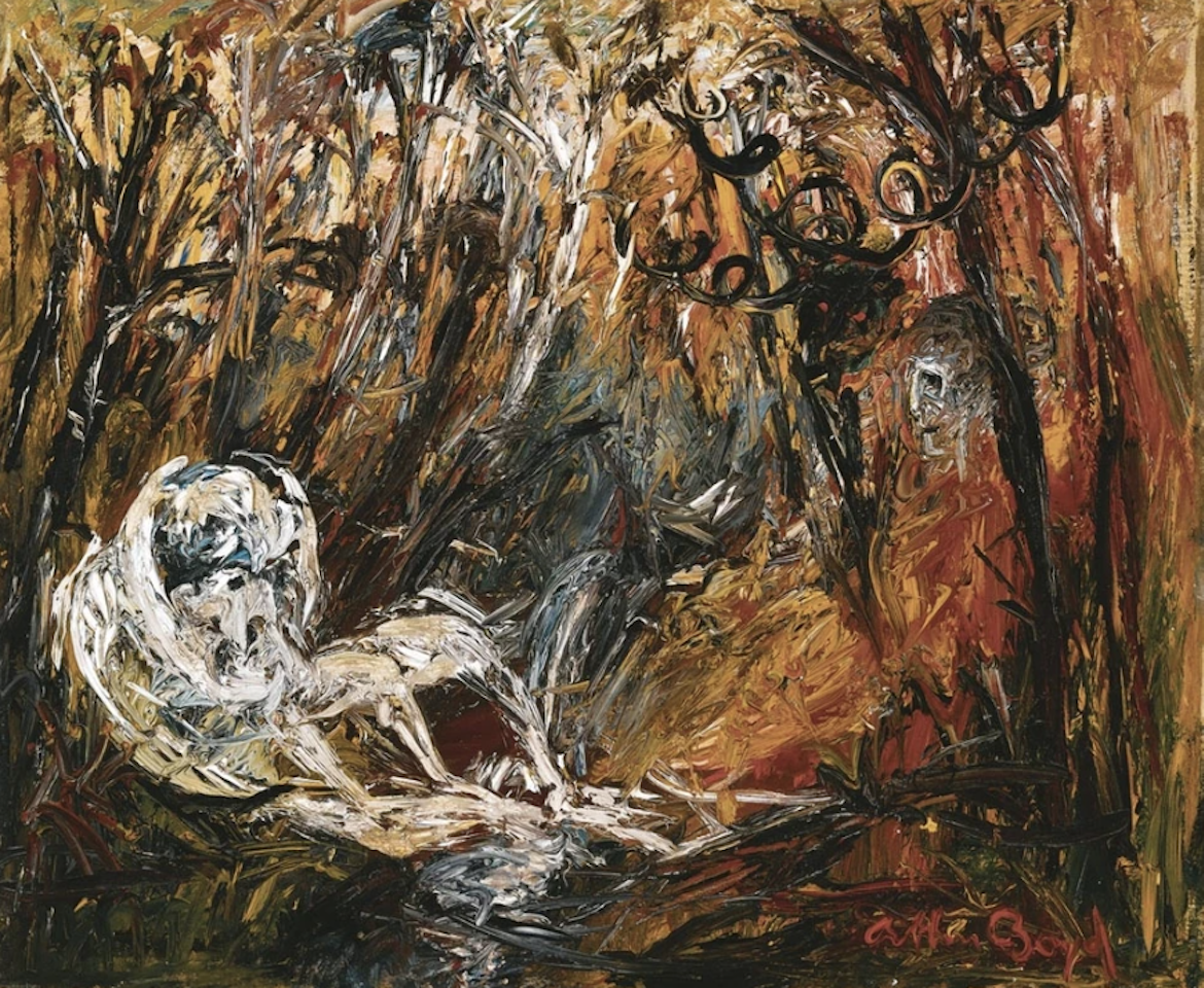 Lovers and Ram in a Forest by Arthur Merric Bloomfield Boyd