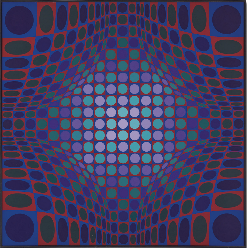 Ond fire by Victor Vasarely