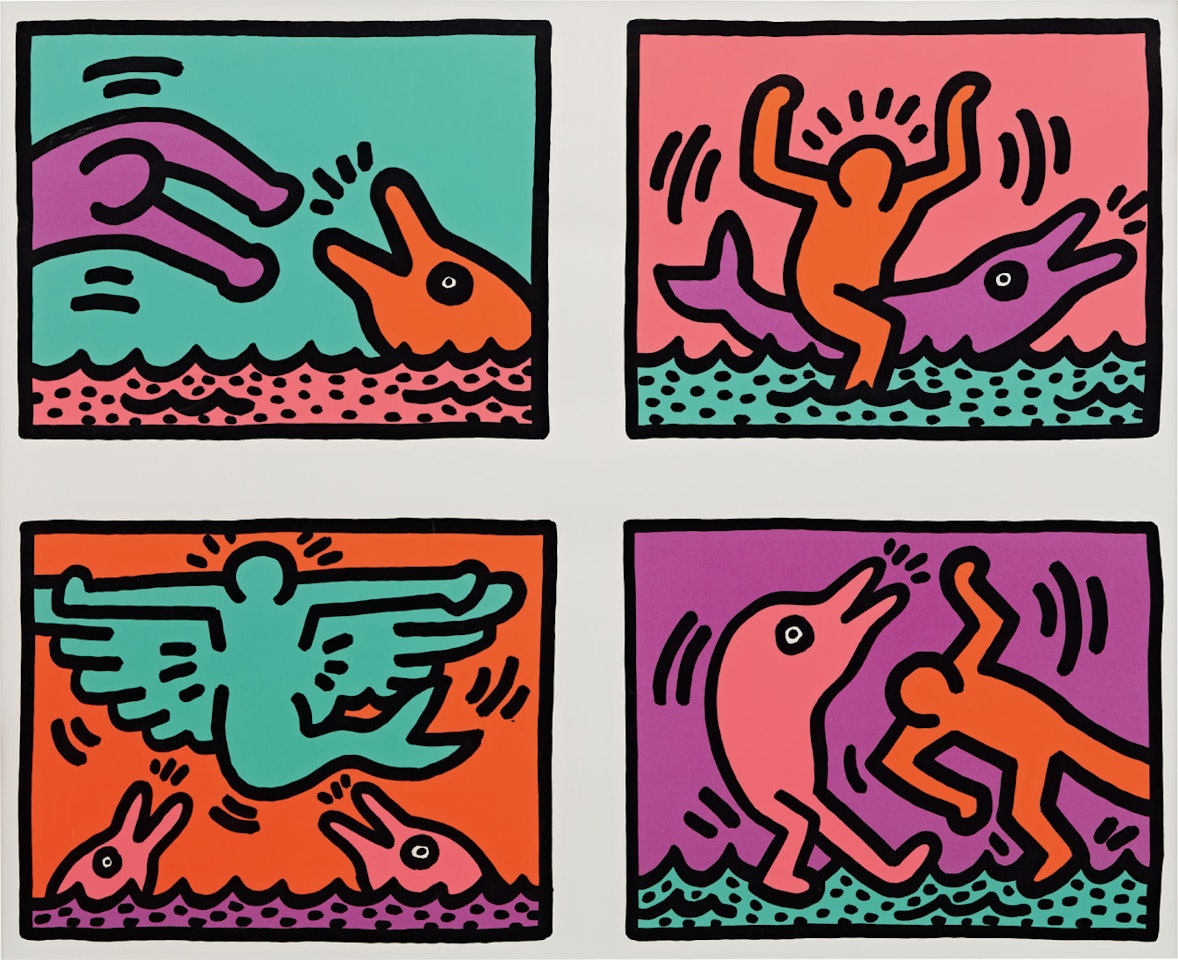 Pop Shop V by Keith Haring