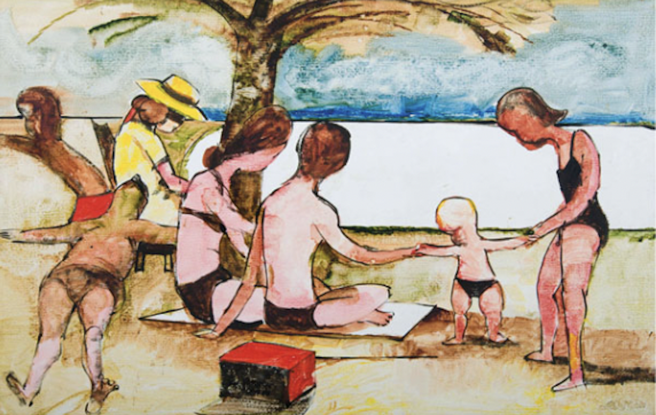 First Steps by Charles Blackman