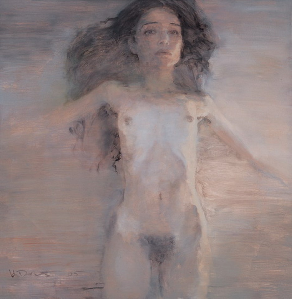 Recumbent Woman by He Duoling