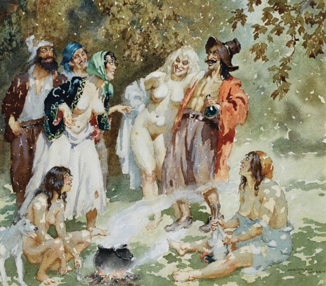 Gypsy Laughter by Norman Alfred Williams Lindsay