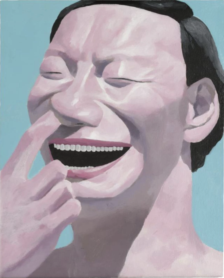Untitled by Yue Minjun