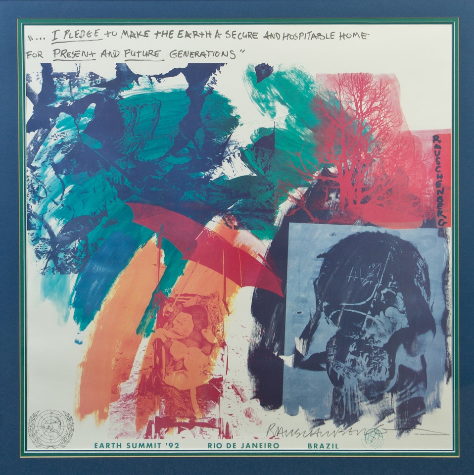 Earth summit by Robert Rauschenberg