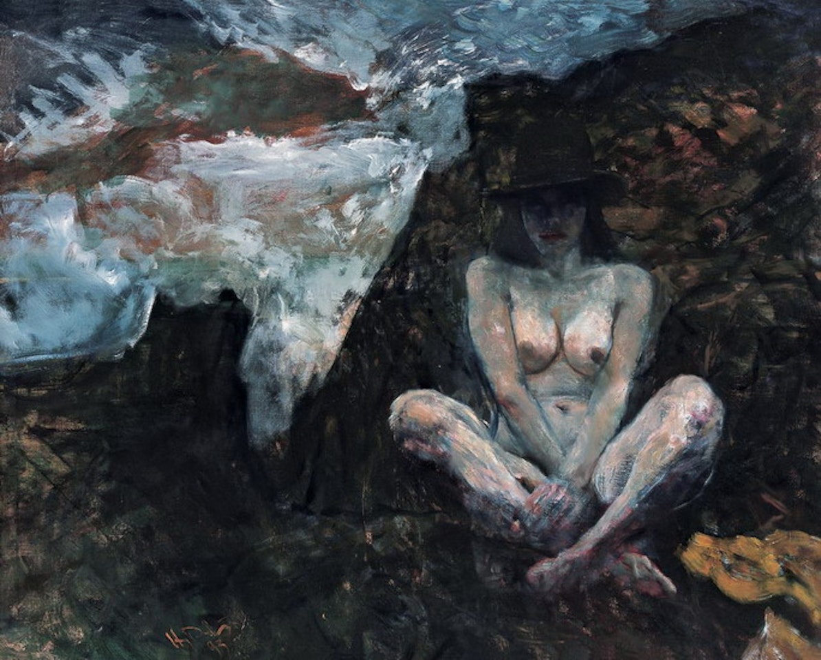 Mountain woman by He Duoling