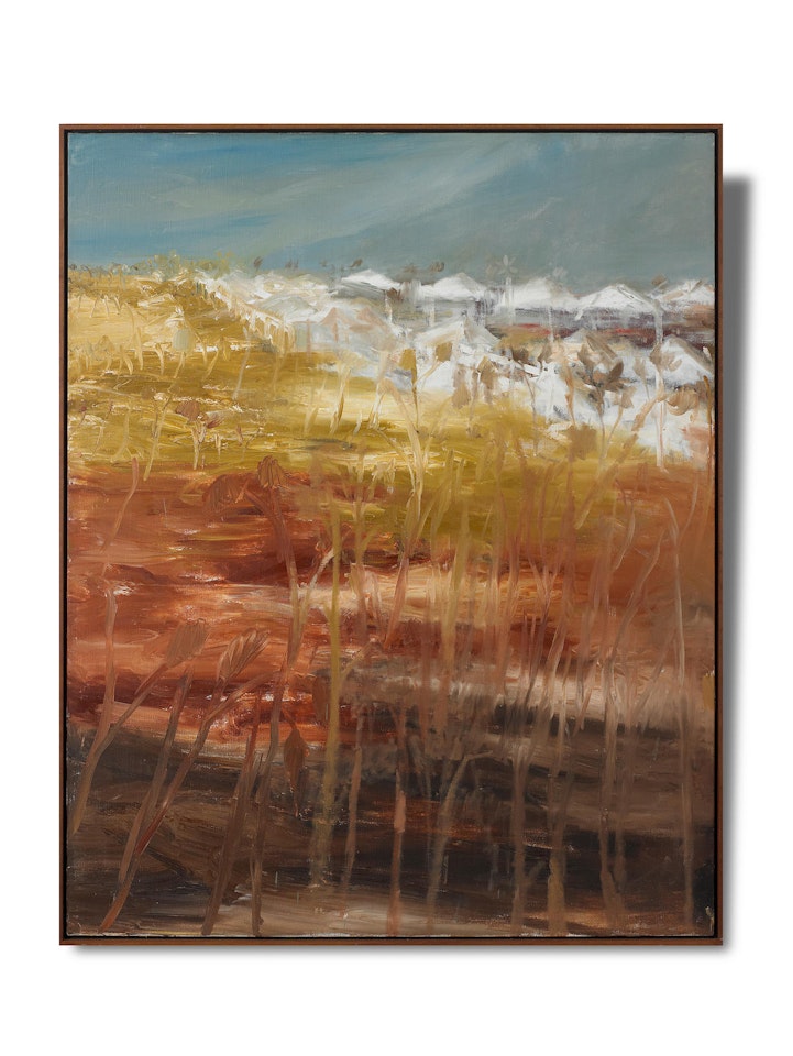 Settlement, Central Australia by Sidney Nolan