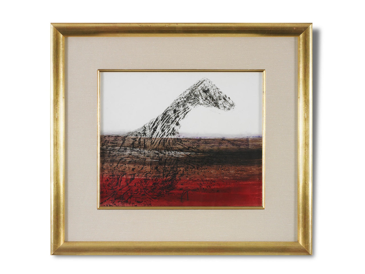 Horse and Central Australia by Sidney Nolan