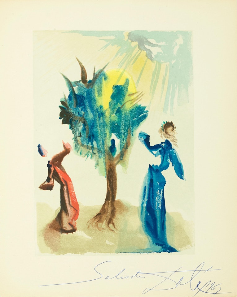 Purgatory, Canto 24, from La Divine Comédie (Field p.189-203), 1959-1963 by Salvador Dali