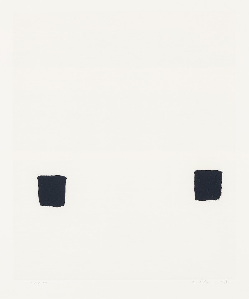 Gateway to the East 6 (1 of a set of 8) by Lee Ufan