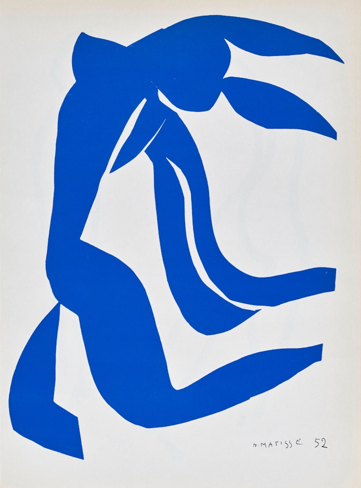 Nu Bleu, from Verve, Vol. IX, 35/36 by Henri Matisse