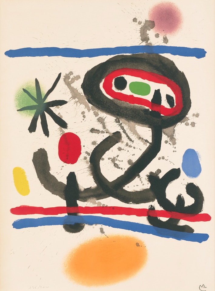 Galerie Maeght poster (Cramer 295a), 1961 by Joan Miró