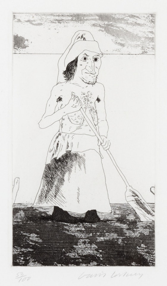 The Enchantress in Her Garden : Illustrations for Six Fairy Tales from the Brothers Grimm by David Hockney
