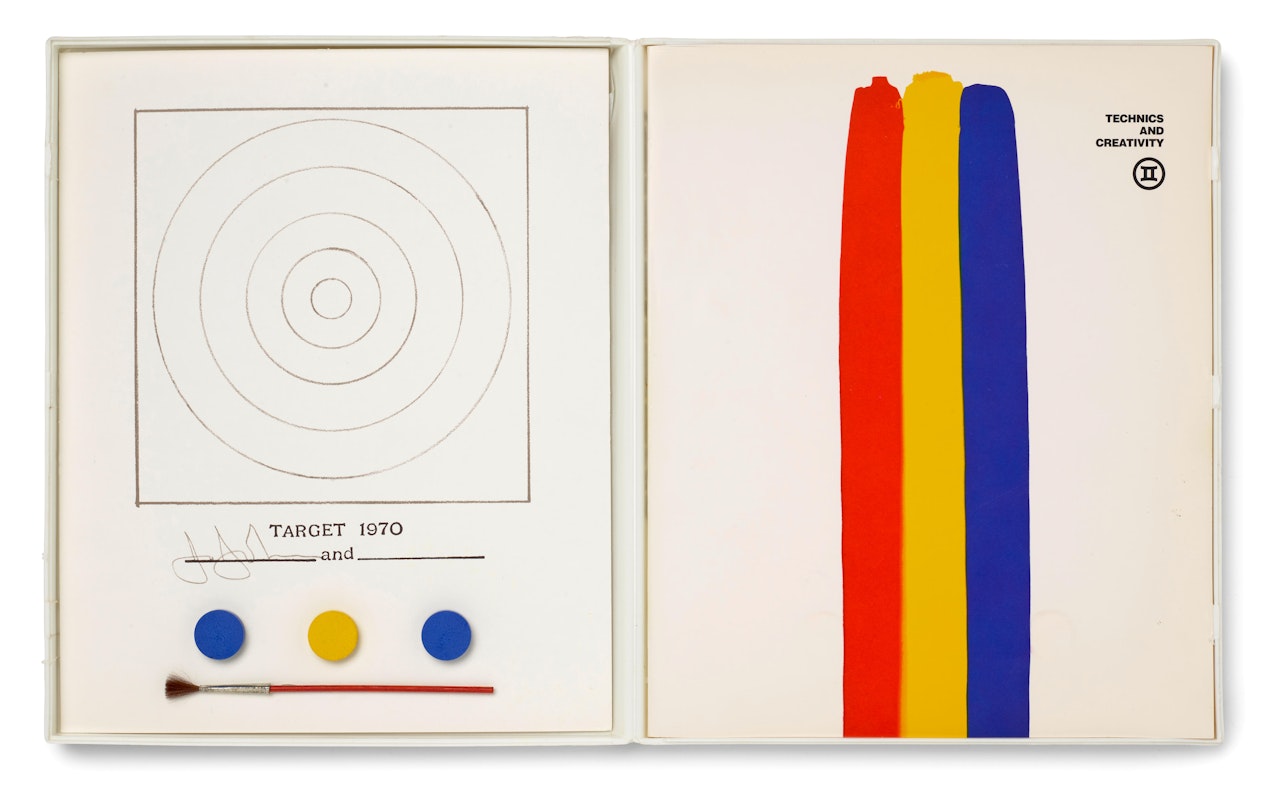 Target, from Technics and Creativity , 1970/1971 by Jasper Johns